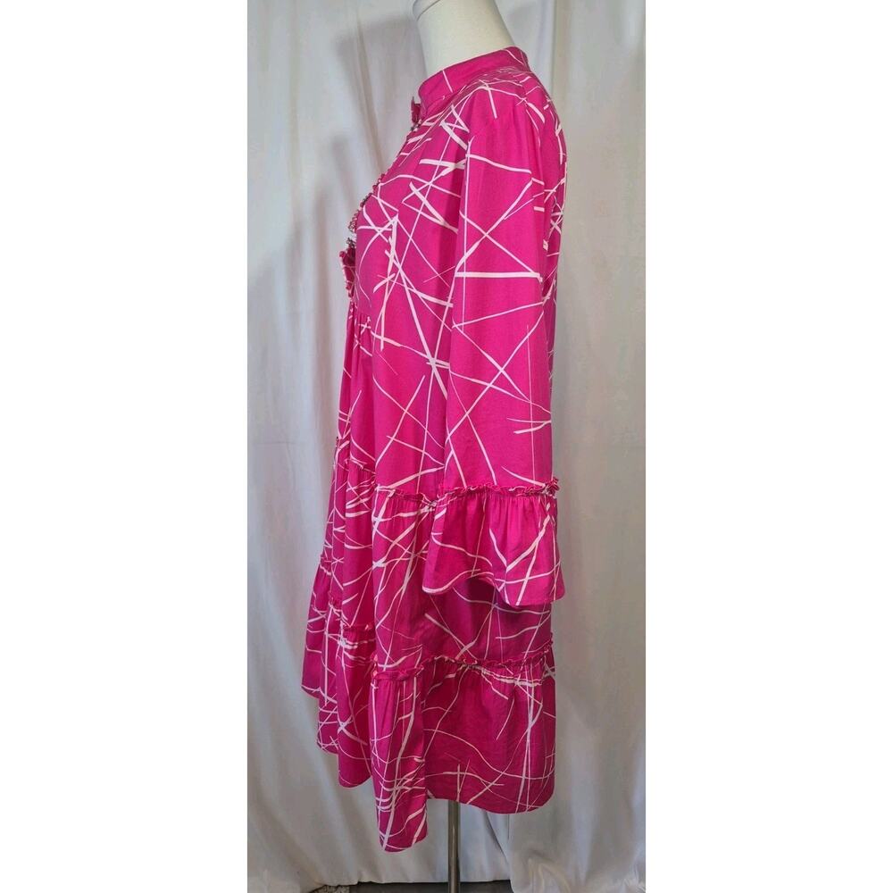 Sheridan French Pink Cotton Mini Dress Large - Picture 6 of 10
